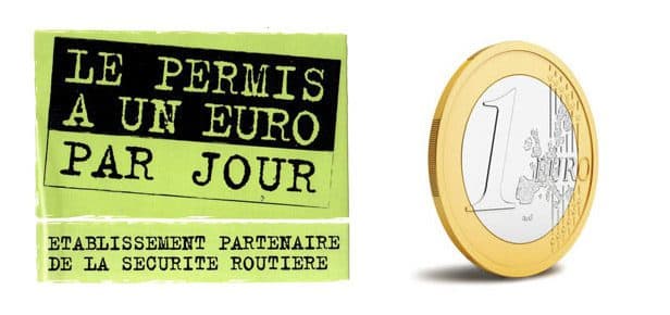 Permis à 1 euro par jour
